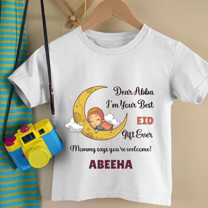 Best Eid Gift Ever - Personalised Kids Tshirt