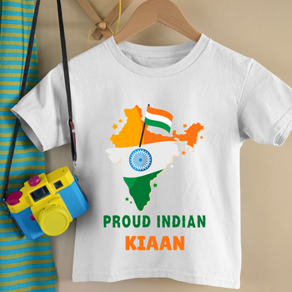 Proud Indian - Customisable Kids Tshirt