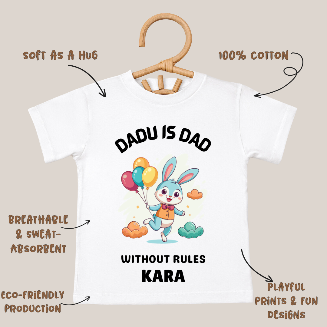 Dadu Is Dad Without Rules - Custom Kids Tee