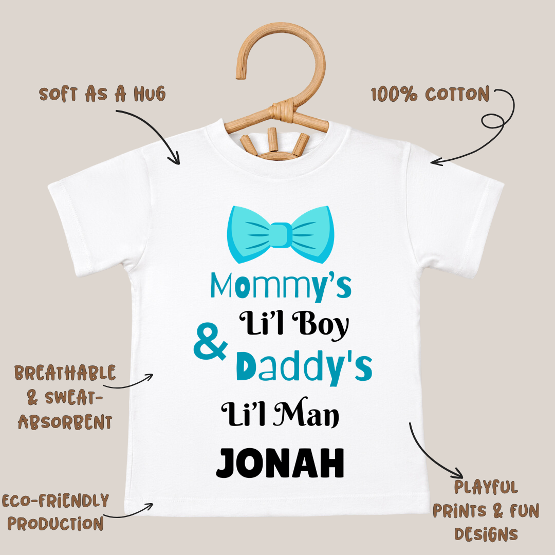 Mommy & Daddy's Lil Man - Custom Kids Tee