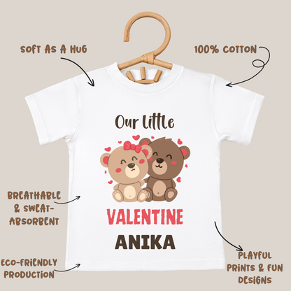 Our Little Valentine - Customisable Kids Tshirt