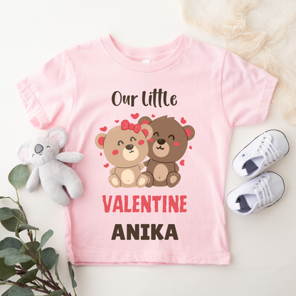 Our Little Valentine - Customisable Kids Tshirt