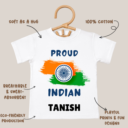 Proud Indian - Customisable Kids Tshirt