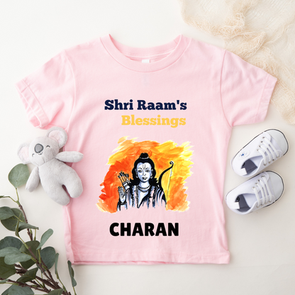 Shri Raam's Blessings - Personalised Kids Tshirt