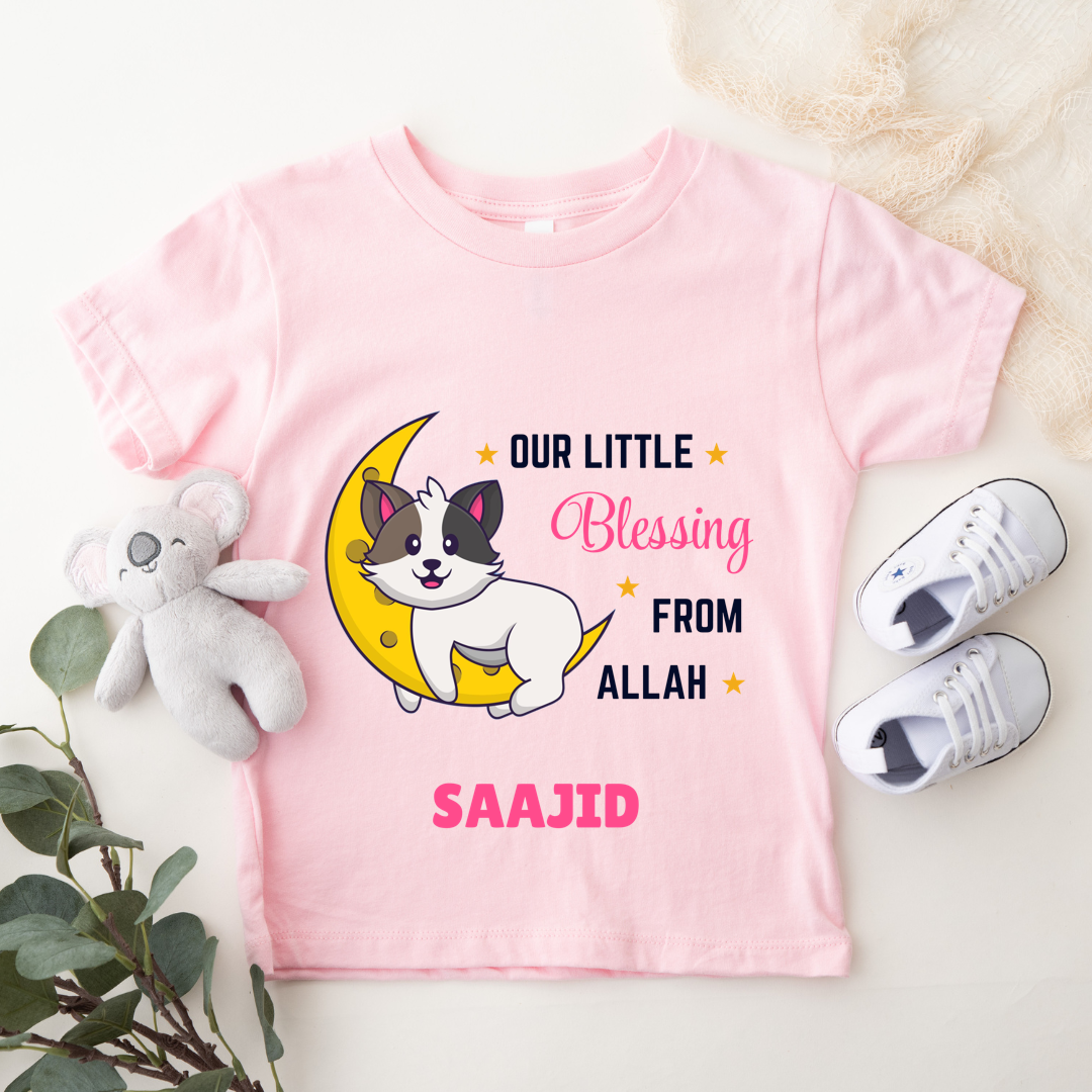 Our Little Blessing - Personalized Kids Tshirt