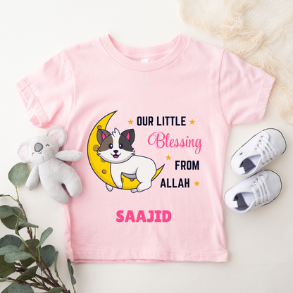 Our Little Blessing - Personalized Kids Tshirt