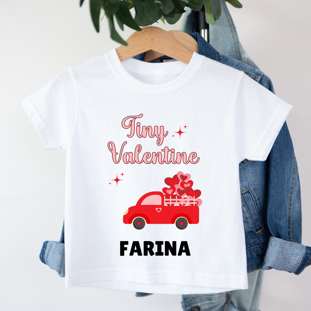 Tiny Valentine - Customisable Kids Tshirt