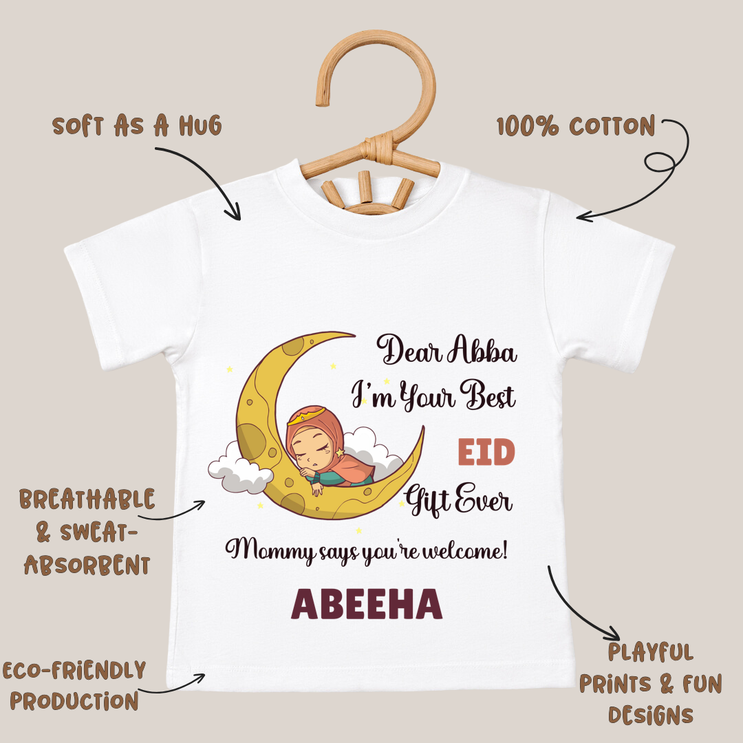 Best Eid Gift Ever - Personalised Kids Tshirt