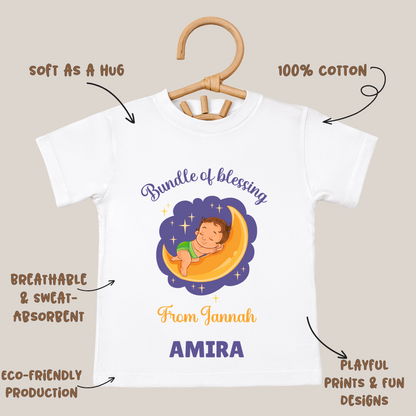 Bundle Of Blessing - Personlised Kids Tshirt