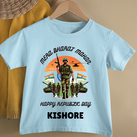 Mera Bharat Mahan - Customisable Kids Tshirt