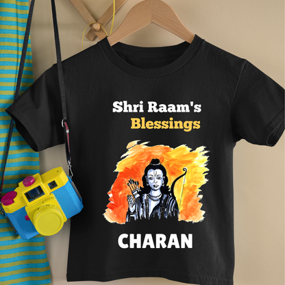 Shri Raam's Blessings - Personalised Kids Tshirt