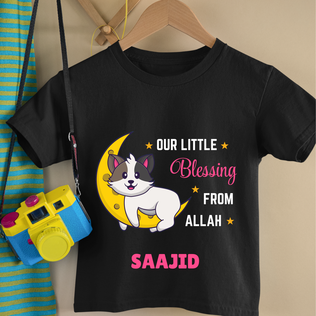 Our Little Blessing - Personalized Kids Tshirt