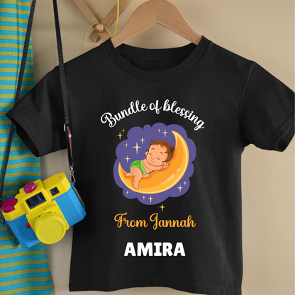 Bundle Of Blessing - Personlised Kids Tshirt