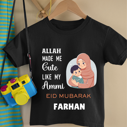 Eid Mubarak - Personalized Kids Tshirt