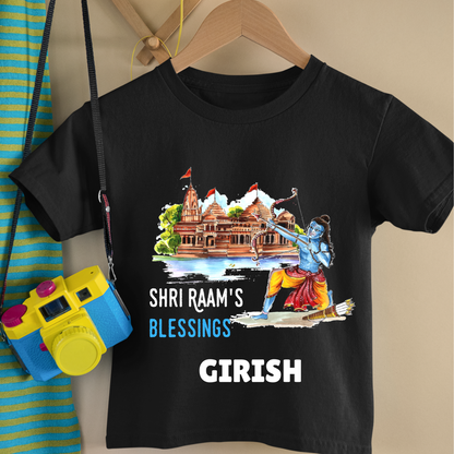 Shri Ram's Blessing - Personalised Kids Tshirt