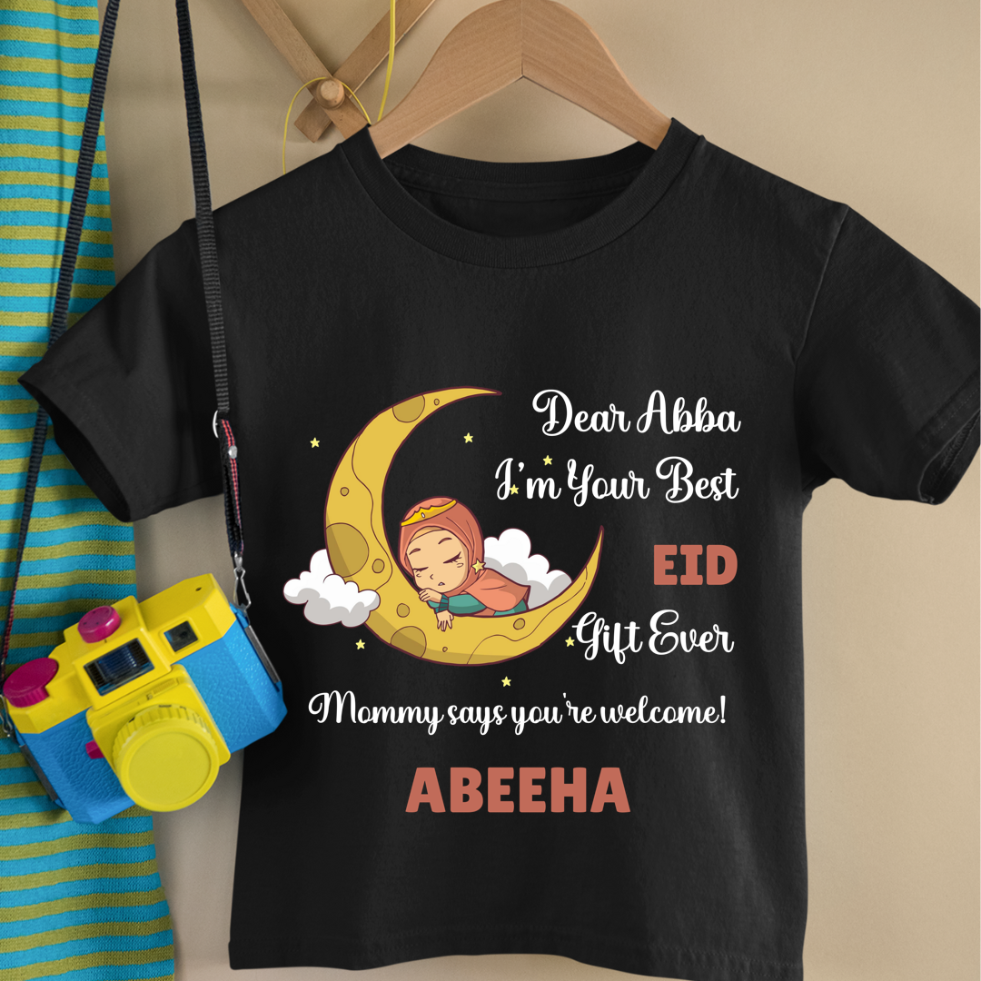 Best Eid Gift Ever - Personalised Kids Tshirt