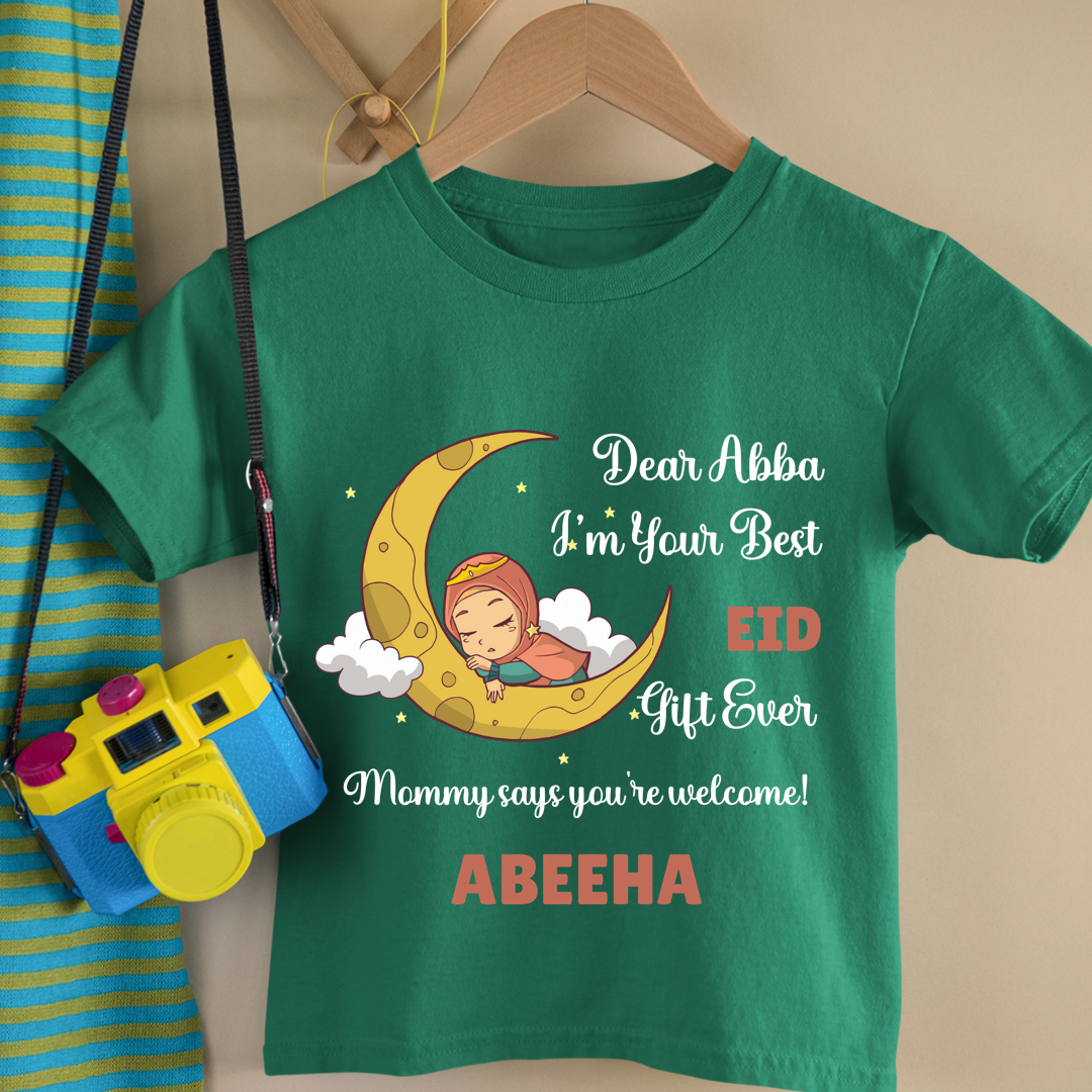 Best Eid Gift Ever - Personalised Kids Tshirt