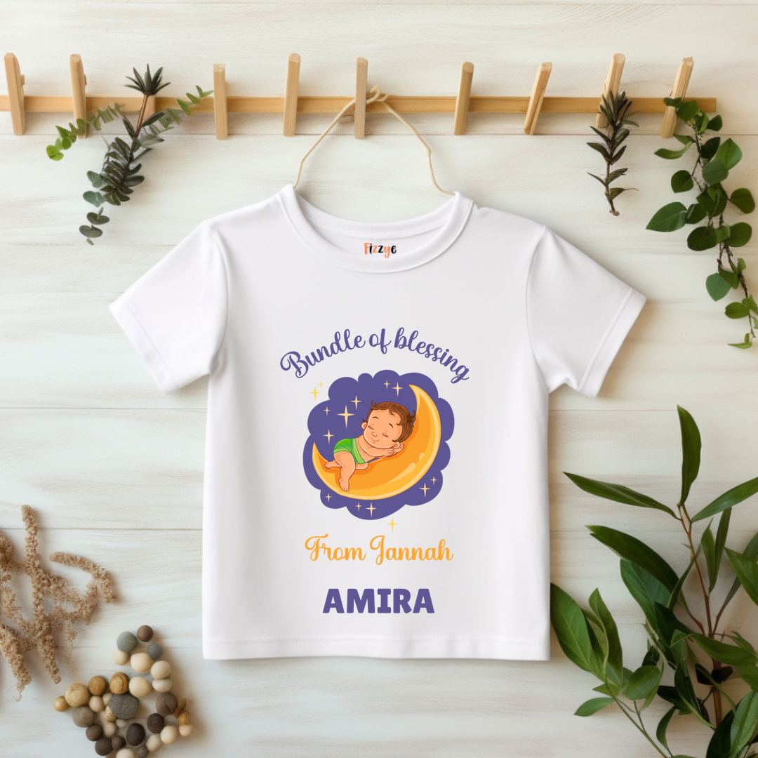 Bundle Of Blessing - Personlised Kids Tshirt