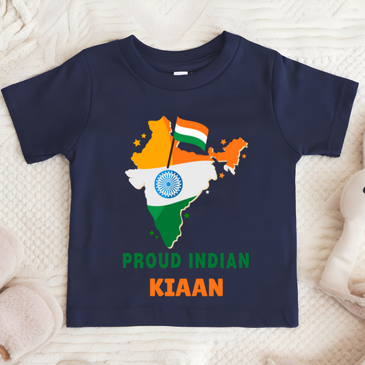 Proud Indian - Customisable Kids Tshirt