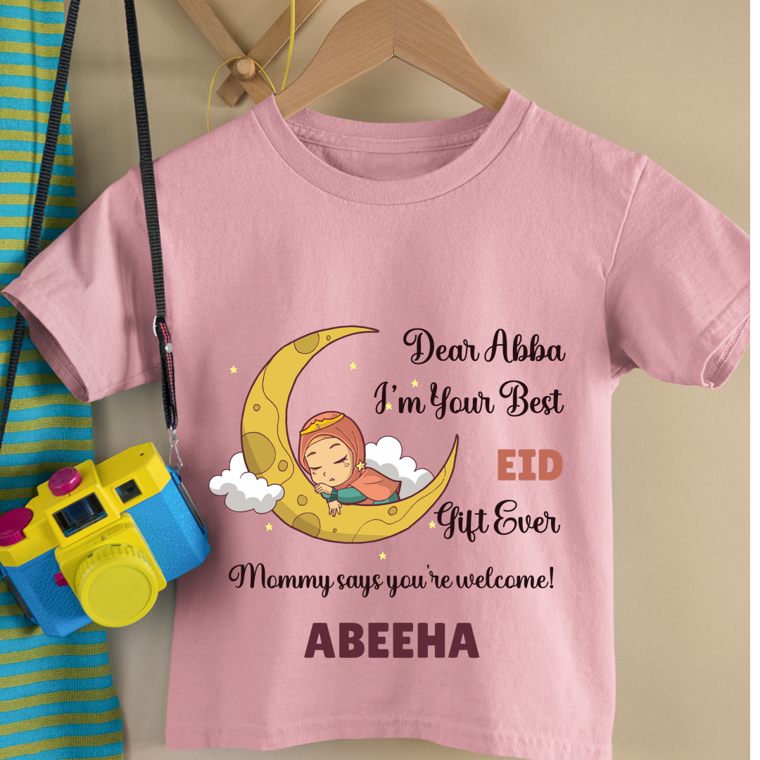 Best Eid Gift Ever - Personalised Kids Tshirt