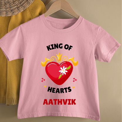 King Of Hearts - Customisable Kids Tshirt