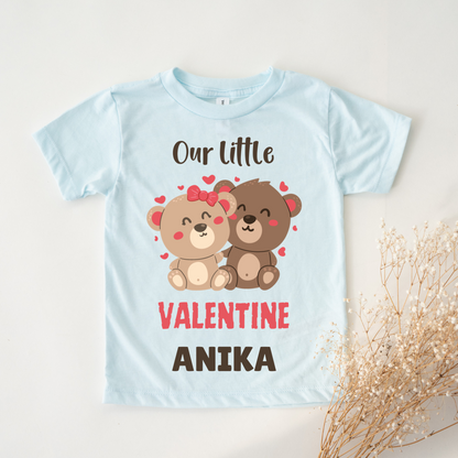 Our Little Valentine - Customisable Kids Tshirt