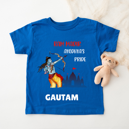 Ram Mandir Ayodhya's Pride - Personalised Kids Tshirt