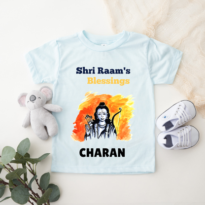 Shri Raam's Blessings - Personalised Kids Tshirt