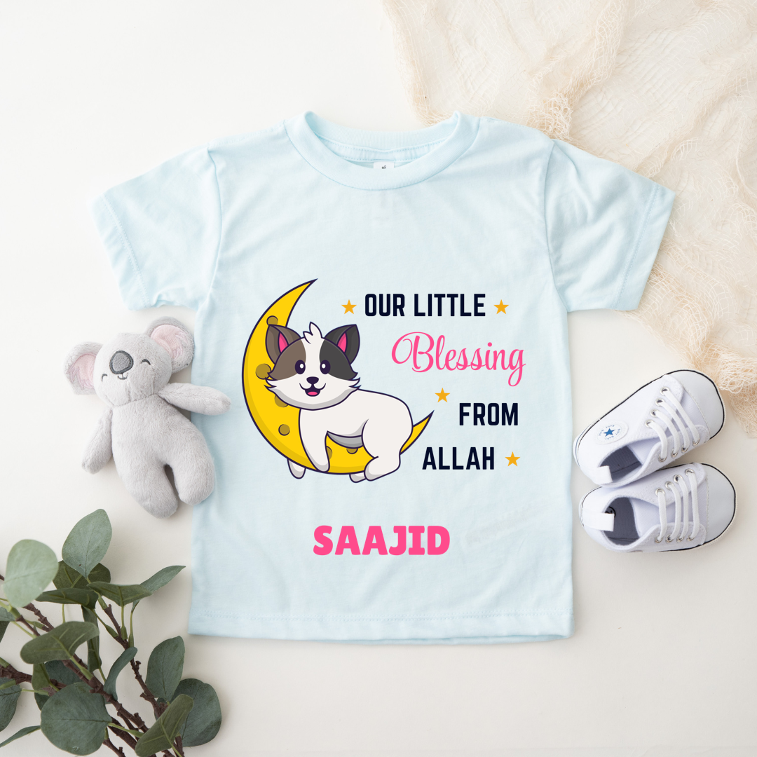 Our Little Blessing - Personalized Kids Tshirt