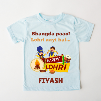 Bhangda Paao Lohri Aayi hai - Custom Kids Tee