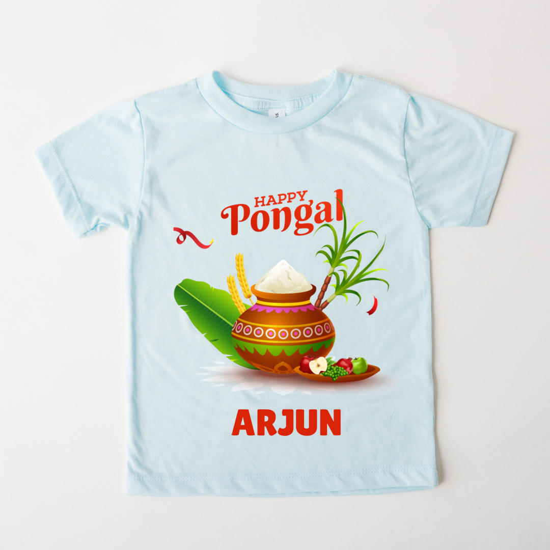 Happy Pongal - Custom Kids Tee