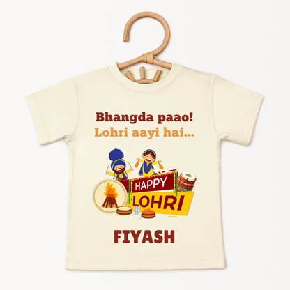 Bhangda Paao Lohri Aayi hai - Custom Kids Tee