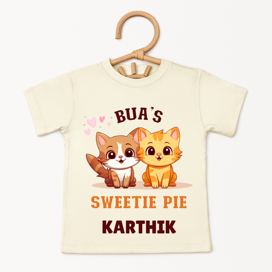 Bua's Sweetie Pie - Custom Kids Tshirt