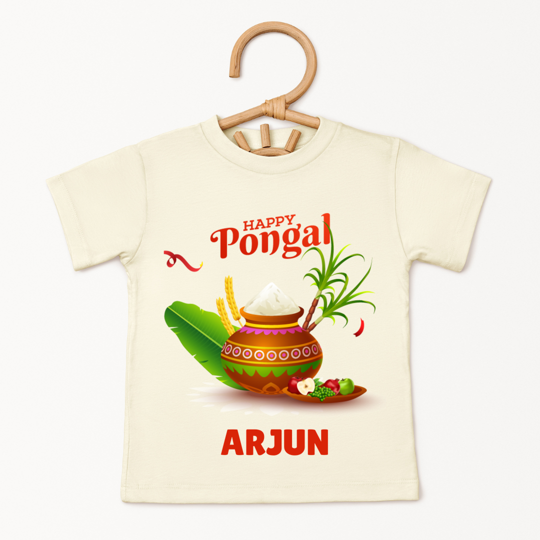 Happy Pongal - Custom Kids Tee