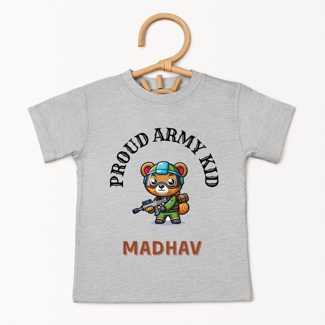 Proud Army Kid - Custom Kids Tee