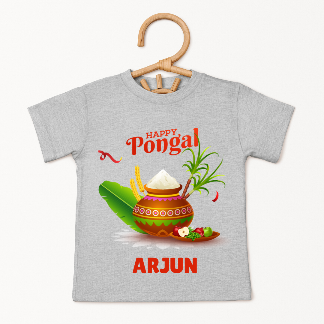 Happy Pongal - Custom Kids Tee