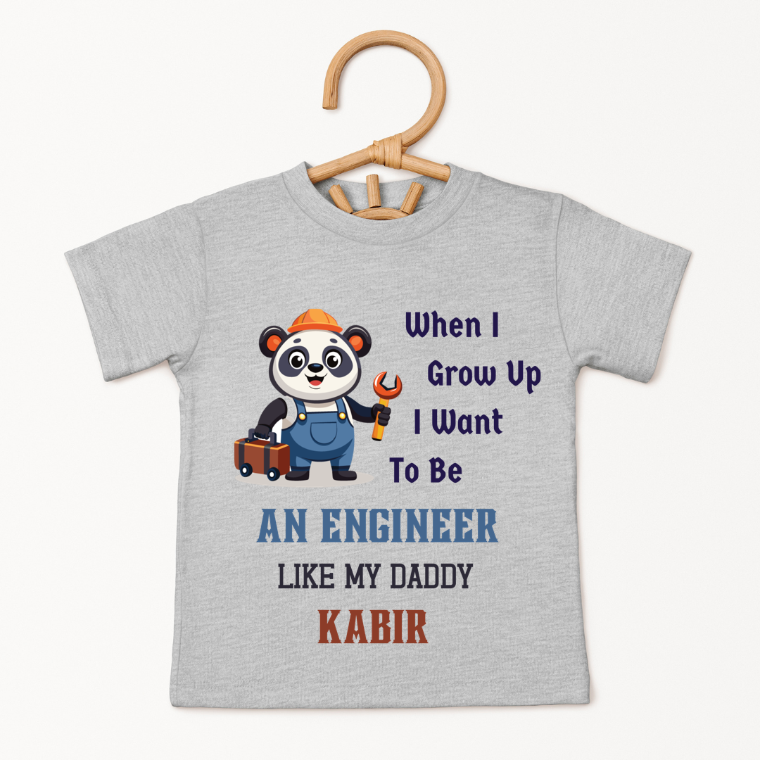 Engineer Like Daddy - Custom Kids Tee