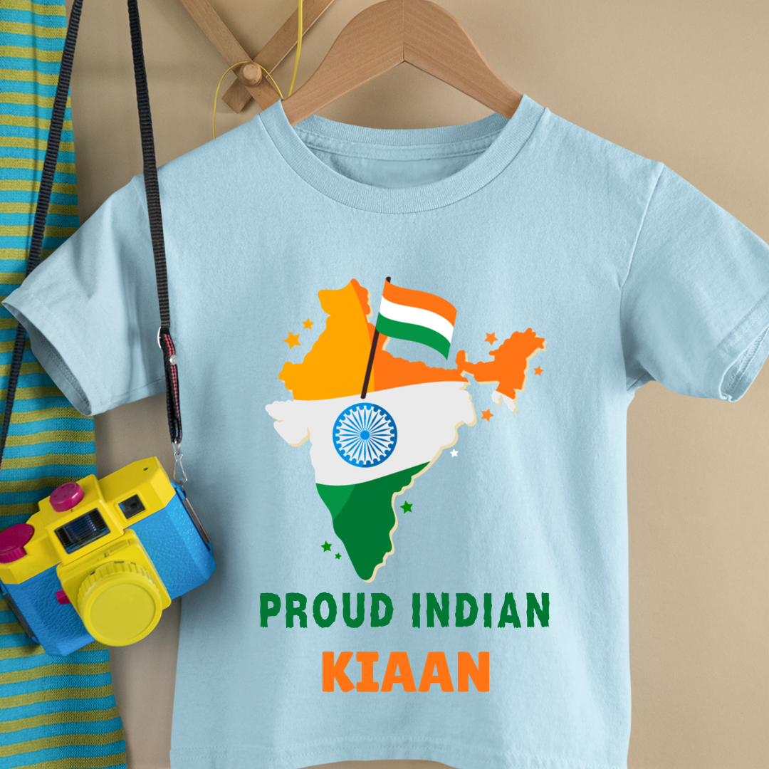 Proud Indian - Customisable Kids Tshirt