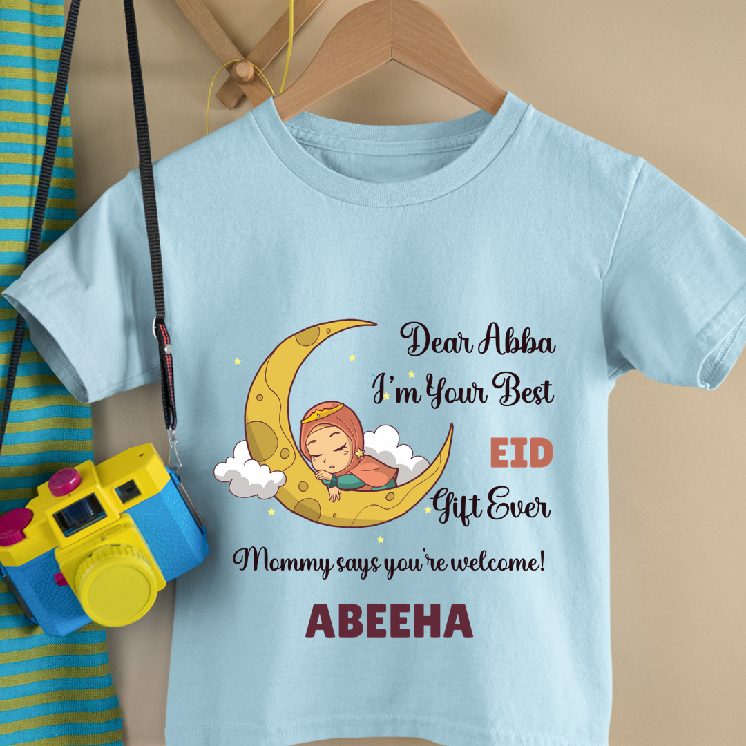 Best Eid Gift Ever - Personalised Kids Tshirt