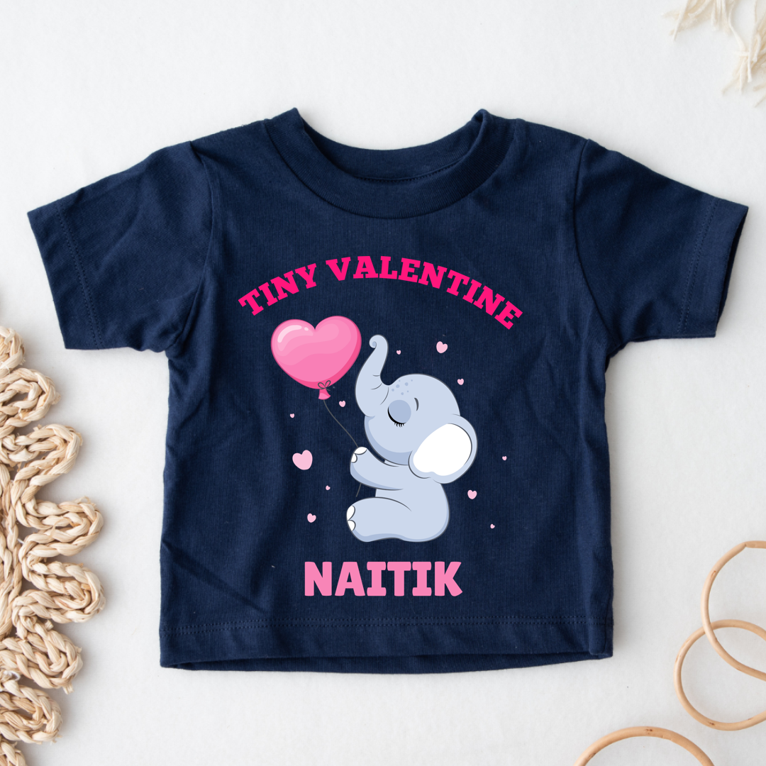 Tiny Valentine - Customisable Kids Tshirt