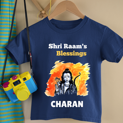 Shri Raam's Blessings - Personalised Kids Tshirt