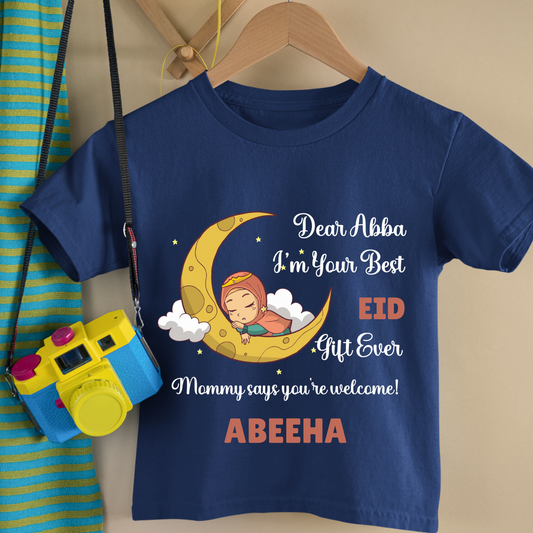 Best Eid Gift Ever - Personalised Kids Tshirt