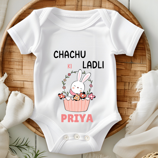 Chachu Ki Ladli - Custom Baby Romper