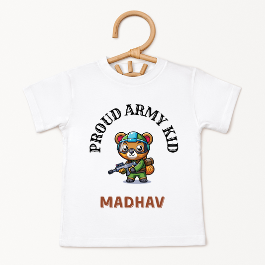 Proud Army Kid - Custom Kids Tee