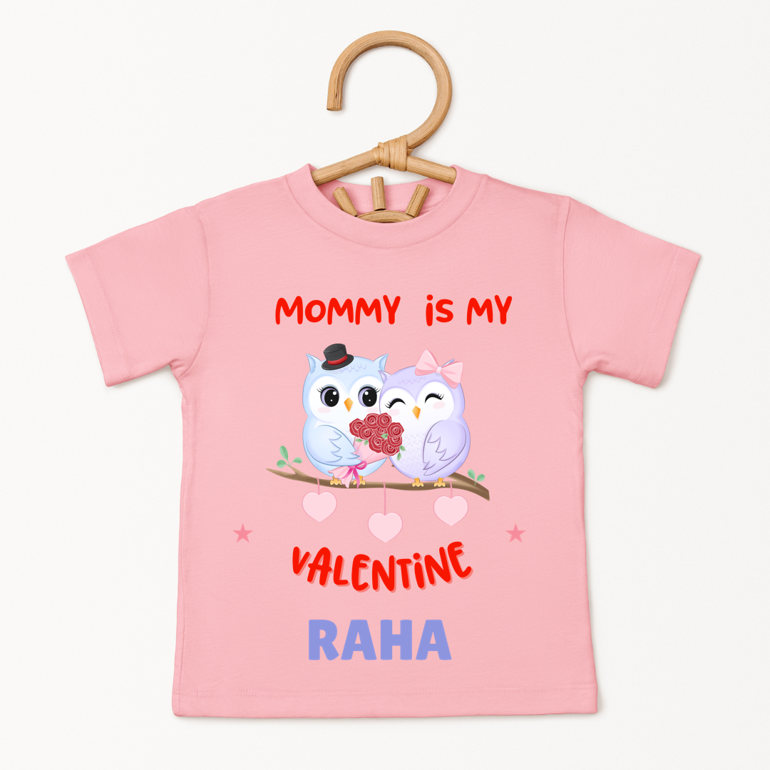 Mommy Is My Valentine - Customisable Kids Tshirt