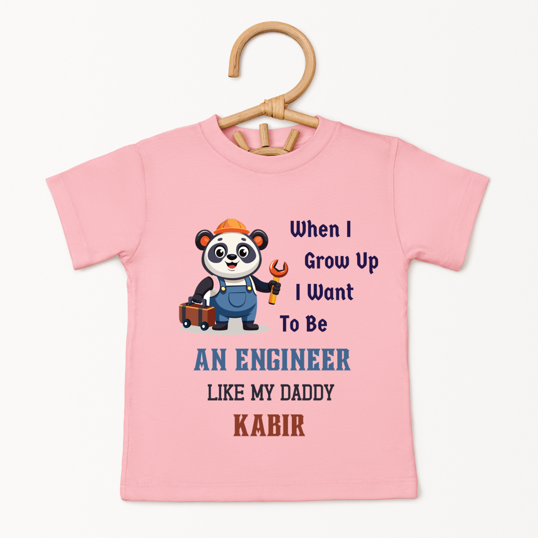 Engineer Like Daddy - Custom Kids Tee