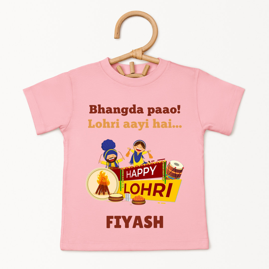 Bhangda Paao Lohri Aayi hai - Custom Kids Tee