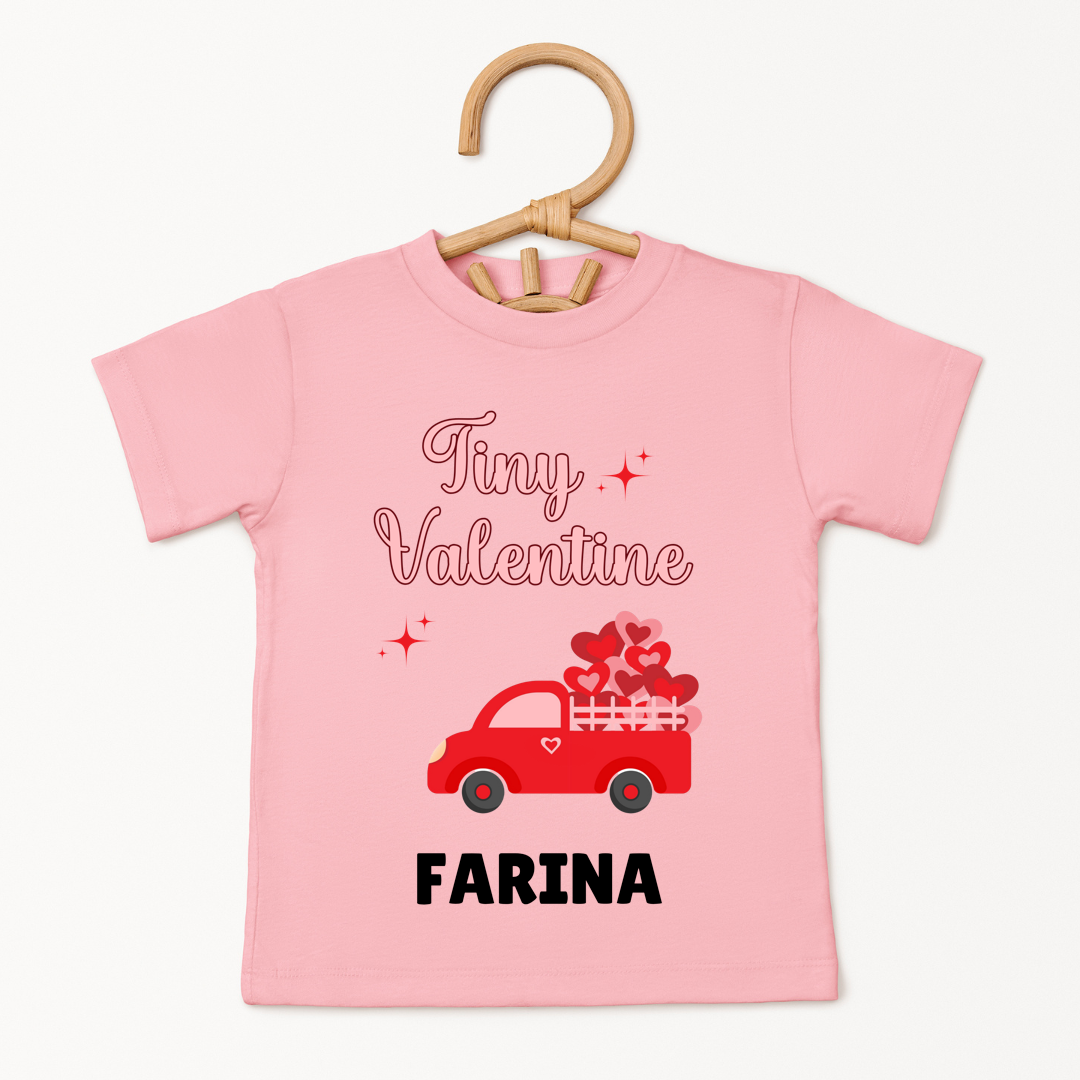 Tiny Valentine - Customisable Kids Tshirt