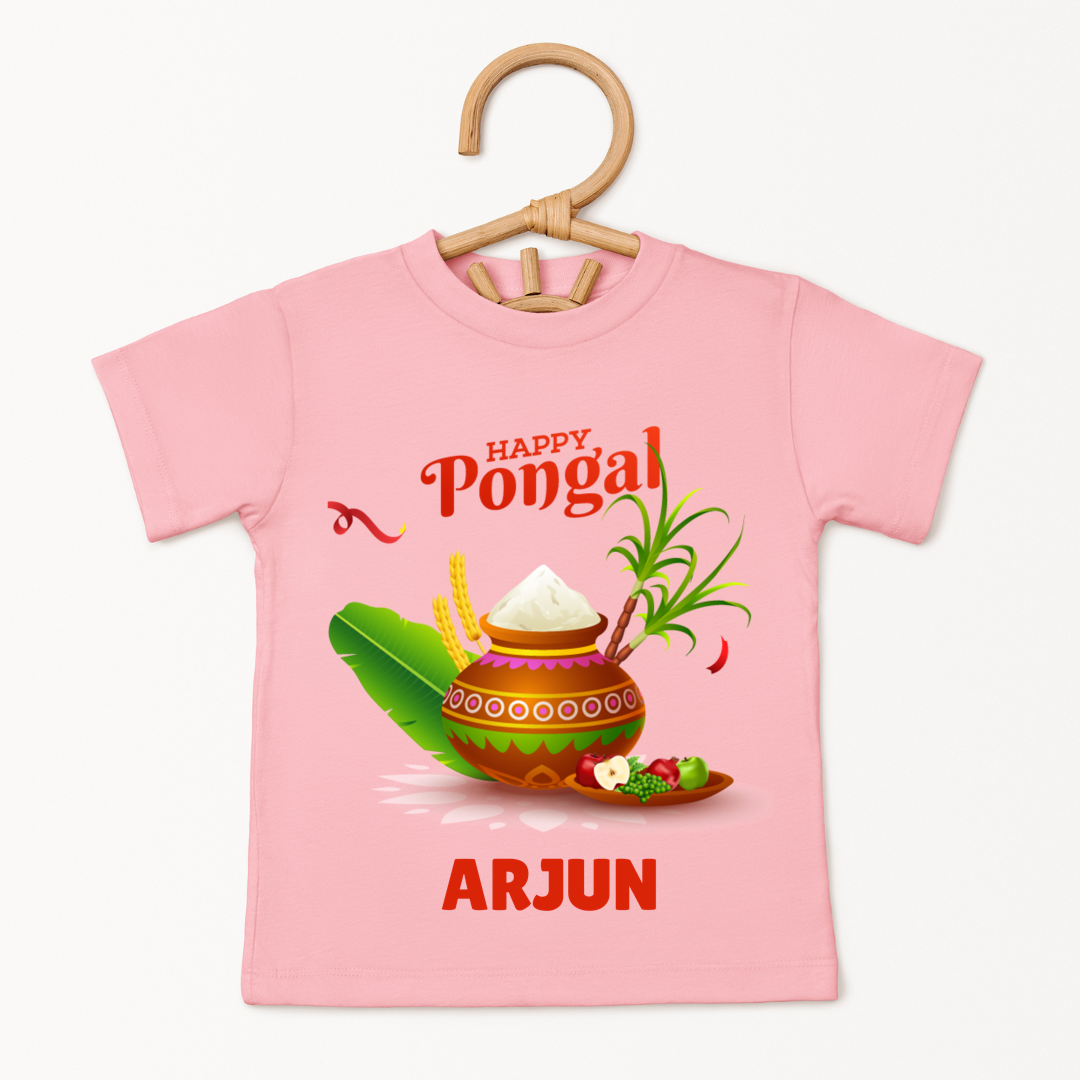 Happy Pongal - Custom Kids Tee