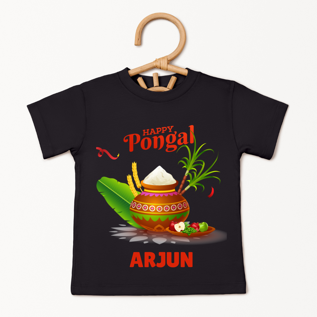 Happy Pongal - Custom Kids Tee